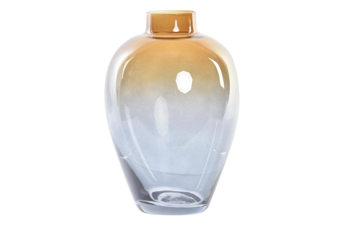 VAZA ITEM GLASS 6X6X18 TWO-COLORED JR-189604