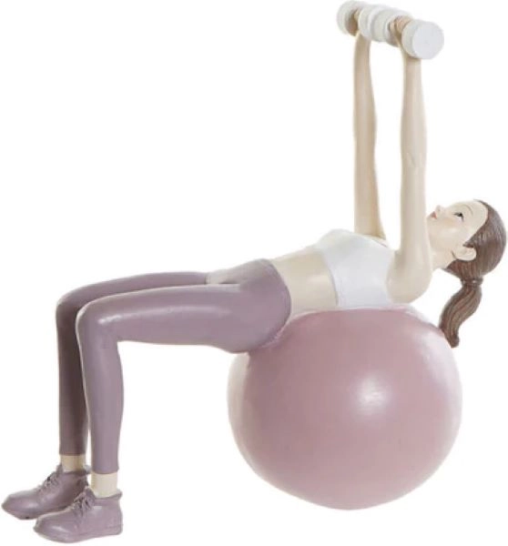 UKRASNA FIGURA YOGA GIRL ITEM 18,5X8X17,5 PINK FD-189898