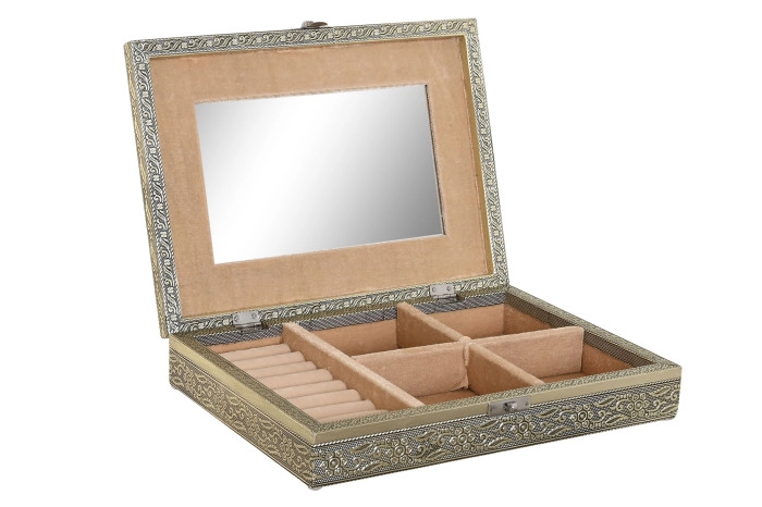 KUTIJA ZA NAKIT ITEM 27,5X20X5,4 CHAMPAGNE JO-215159