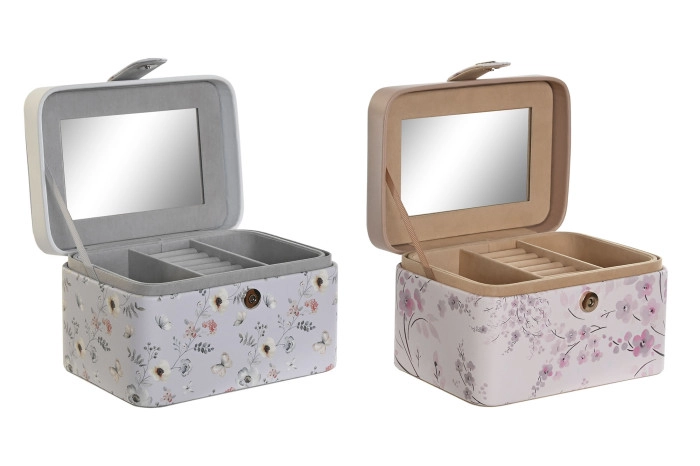 KUTIJA ZA NAKIT ITEM MIRROR 17X12X10 TRAY SATIN 2 MOD LD-206675