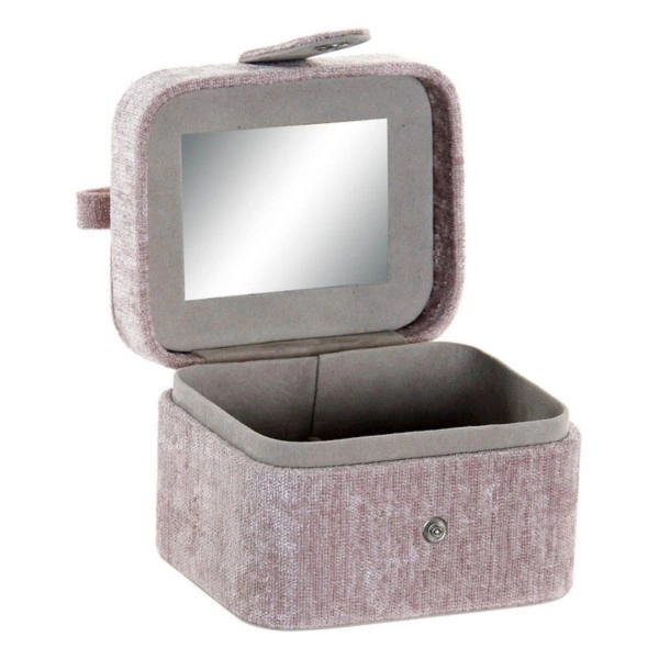 KUTIJA ZA NAKIT ITEM 7,5X11,3X10 VELVET PINK LD-169970