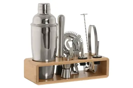 ŠEJKER ITEM SET 10 BAMBOO INOX 26X10,5X25 RC-212151