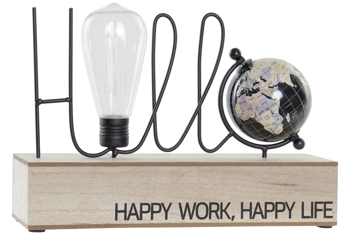 LAMPA LED ITEM MDF 30X8X21 BLACK LD-181403