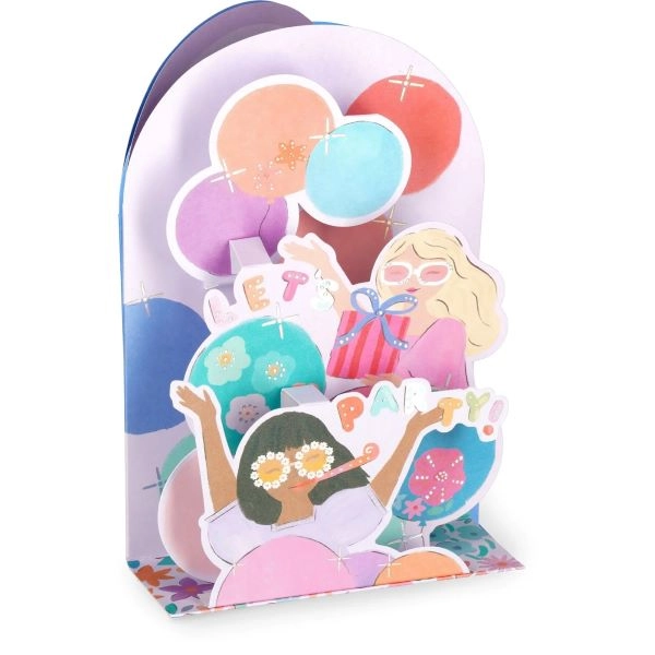 ČESTITKA LEGAMI POP UP PARTY GIRLS BGPU0019