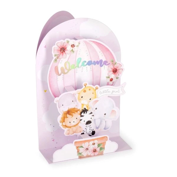 ČESTITKA LEGAMI POP UP BABY GIRL BGPU0015
