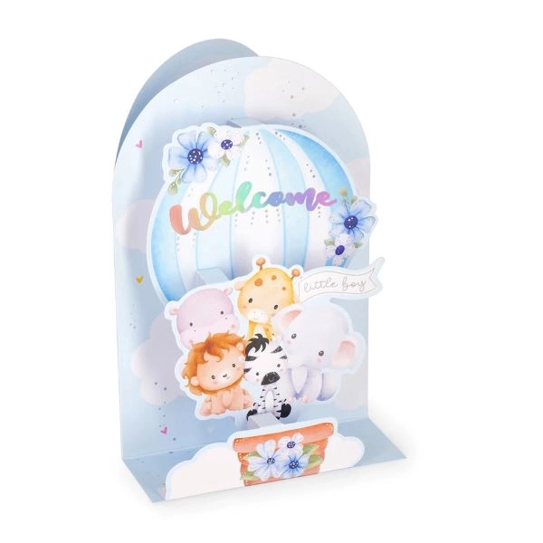 ČESTITKA LEGAMI POP UP BABY BOY BGPU0016
