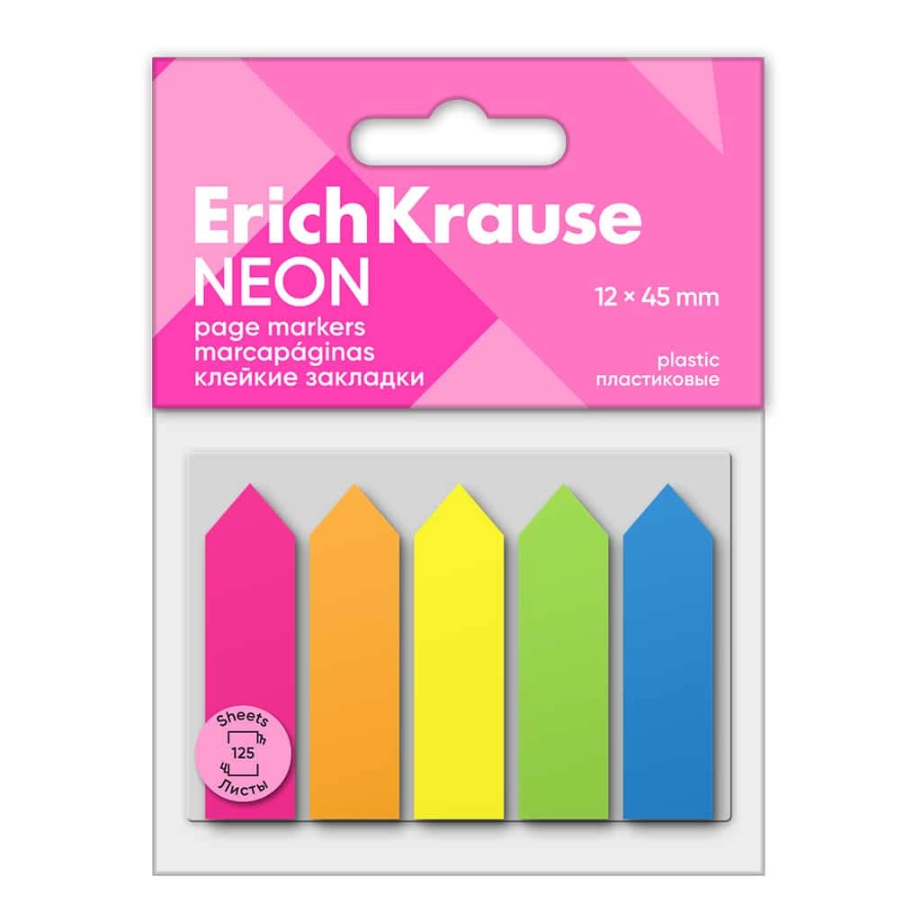 OZNAČIVAČ STRANICA ERICHKRAUSE NEON 12X45 125L 61555	