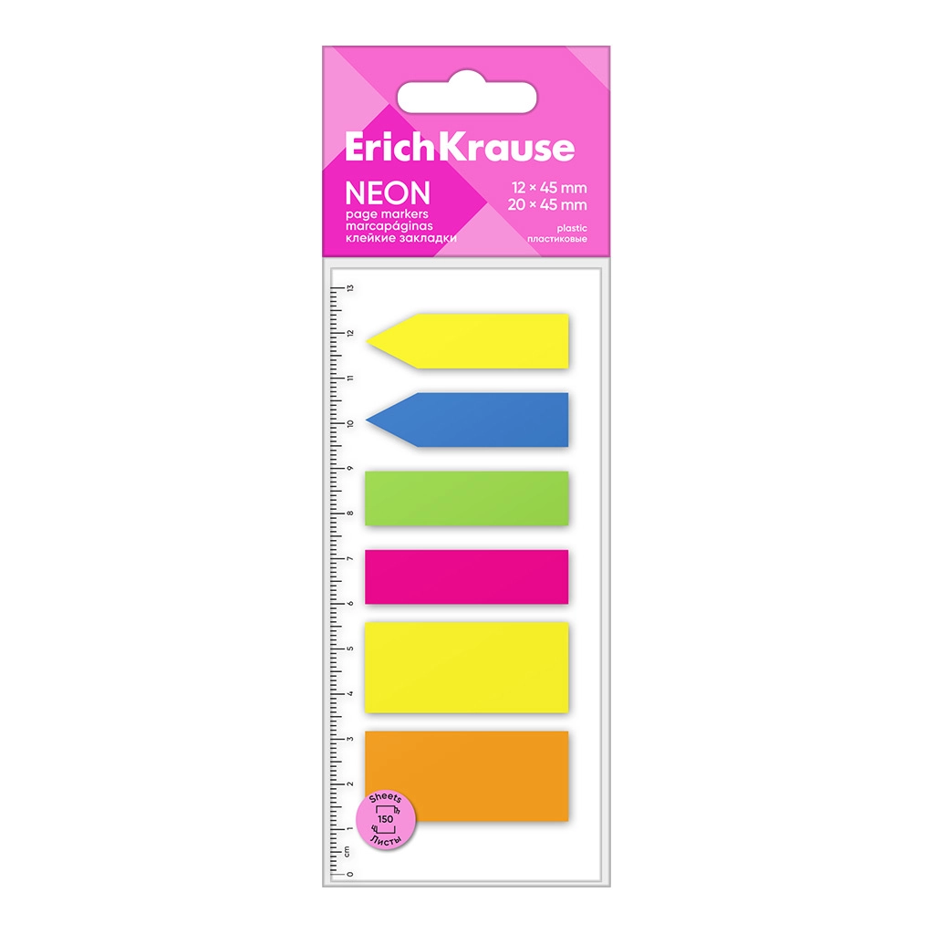 OZNAČIVAČ STRANICA ERICHKRAUSE NEON 12X45 20X45 150L 61557