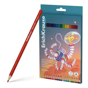 PLASTIČNE BOJICE ERICHKRAUSE SPACE ANIMALS 3MM 61783 18/1	