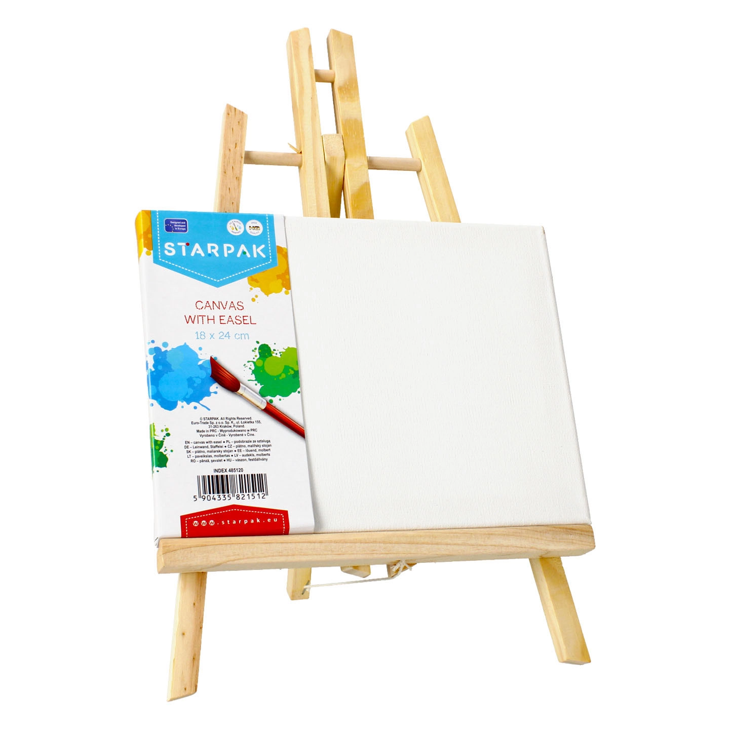 SLIKARSKO PLATNO SA POSTOLJEM EURO-TRADE 12X16CM 485121