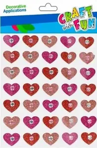 STIKERI HEART EURO-TRADE 35PCS 501869