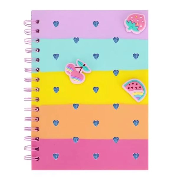 NOTES SILIKONSKI A5 EURO-TRADE SILICON FRUITS 537167