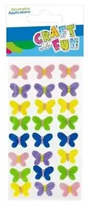STIKERI OD FILCA EURO-TRADE BUTTERFLY 24PCS 531709