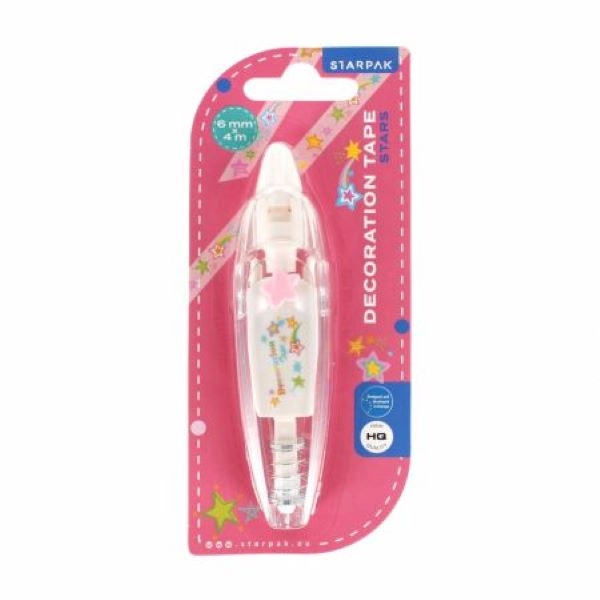 DEKORATIVNA TRAKA EURO-TRADE STARS 6MM X 4M  529939