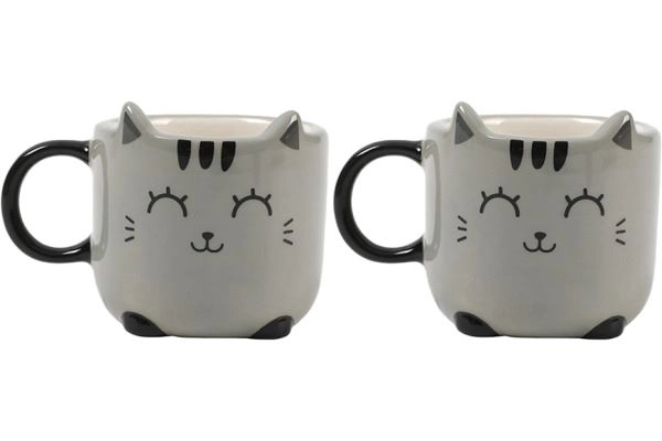 ŠOLJE ZA ESPRESO SET TOTAL GREY CAT XL2520C 2/1