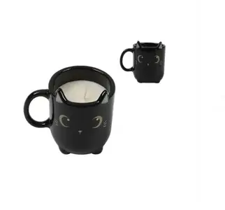 ŠOLJA SA SVIJEĆOM TOTAL BLACK CAT XL2522A