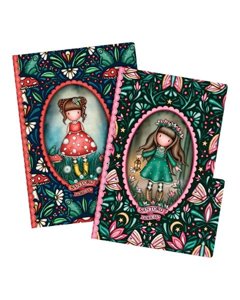 NOTESI SET GORJUSS LITTLE MUSHROOM  WOODLAND AND WILDFOWER 1334GJ02