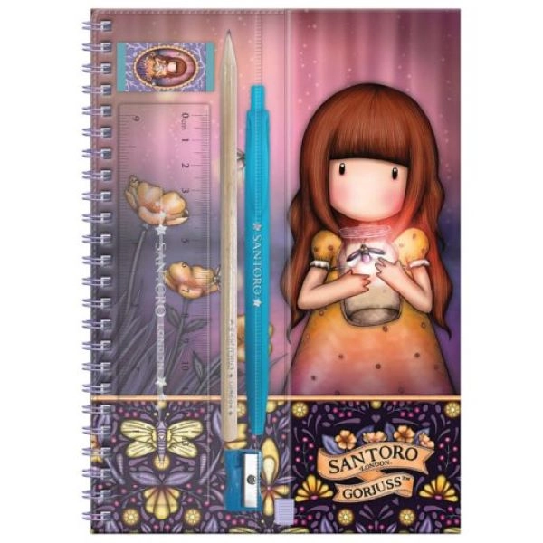 NOTES A5 SET GORJUSS FIREFLY DAWN 1344GJ02