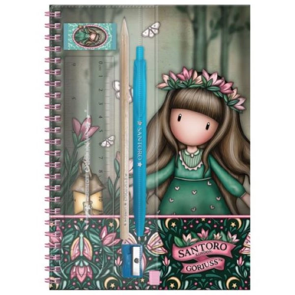 NOTES A5 SET GORJUSSWOODLAND WILDFLOWER 1344GJ04