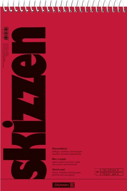 BLOK ZA SKICIRANJE BRUNNEN SPIRALA A5 30L 1047551