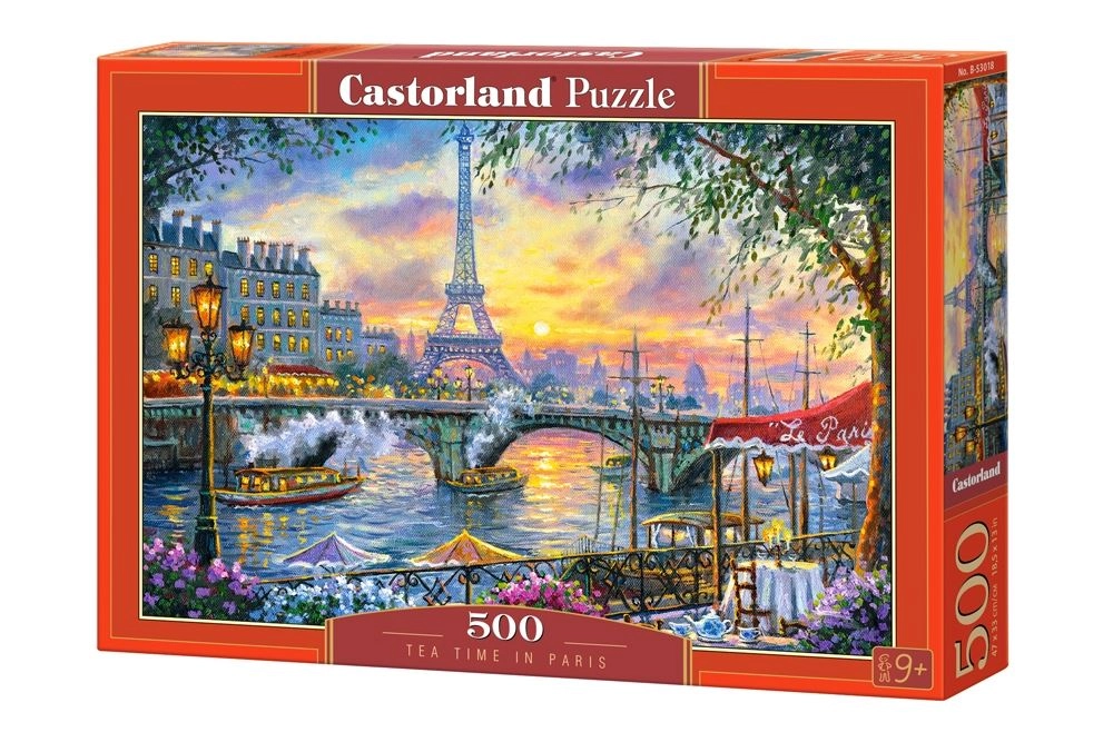 PUZZLE 500 CASTOR TEA TIME IN PARIS B-53018