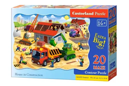 PUZZLE 20 MAXI CASTOR HOUSE IN CONSTRUCTION C-02412