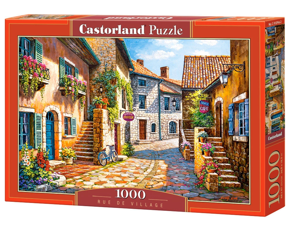 PUZZLE 1000 CASTOR RUE DE VILLAGE C-103744-2