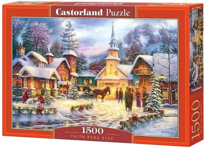 PUZZLE 1500 CASTOR FAITH RUNS DEEP C-151646-2