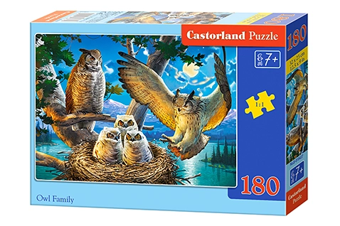 PUZZLE 180 CASTOR OWL FAMILY B-018437