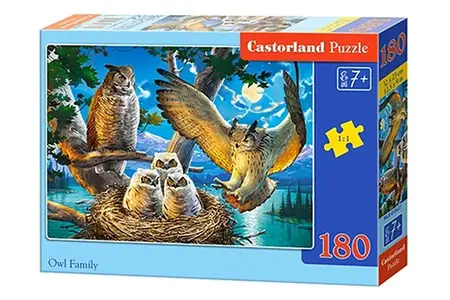 PUZZLE 180 CASTOR OWL FAMILY B-018437