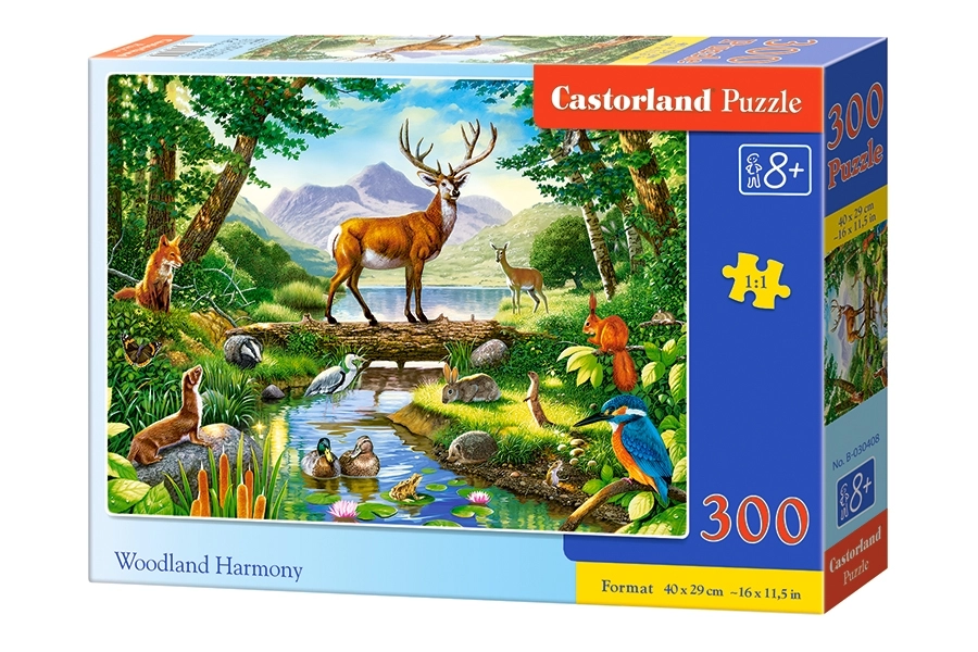 PUZZLE 300 CASTOR WOODLAND HARMONY B-030408