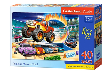 PUZZLE 40 MAXI CASTOR JUMPING MONSTER TRUCK B-040308-1