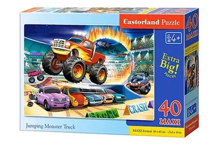 PUZZLE 40 MAXI CASTOR JUMPING MONSTER TRUCK B-040308-1