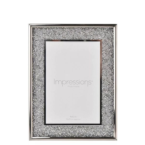 RAM ZA SLIKE WIDDOP IMPRESSIONS SILVER COL. PHOTO FRAME WITH GLITTER FS106046