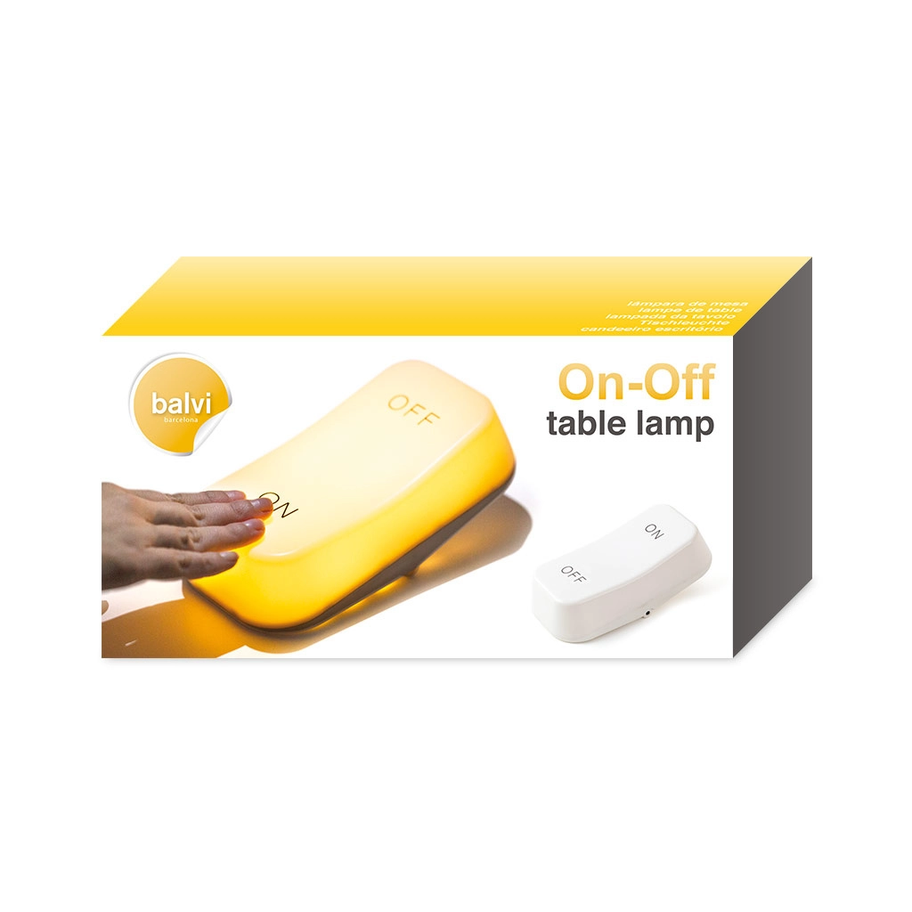 LAMPA STONA BALVI ON-OFF WHITE 3XAA