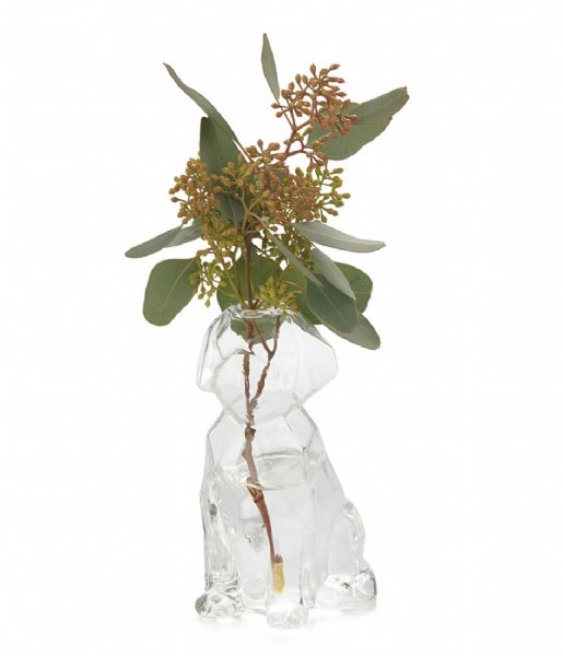 VAZA BALVI SPHINX DOG 15CM TRANSPARENT 27324