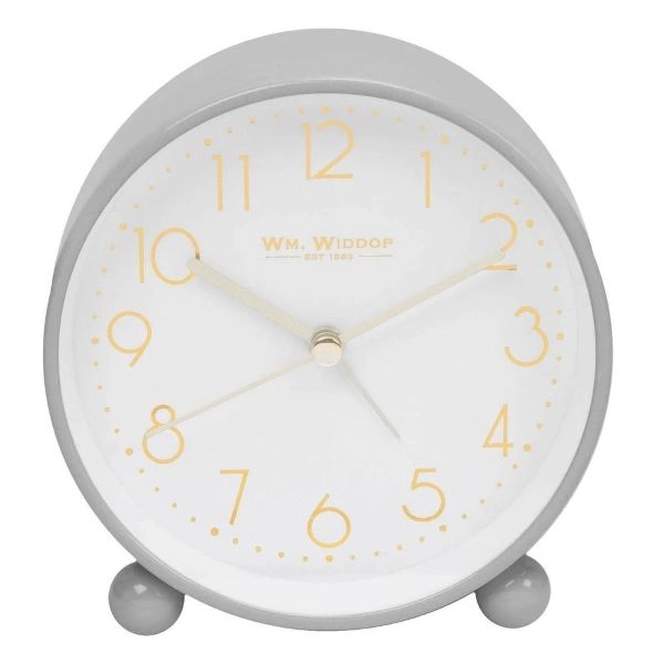 STONI SAT ALARM WIDDOP LIGHT & SNOOZE GREY 10.8CM 5175GY