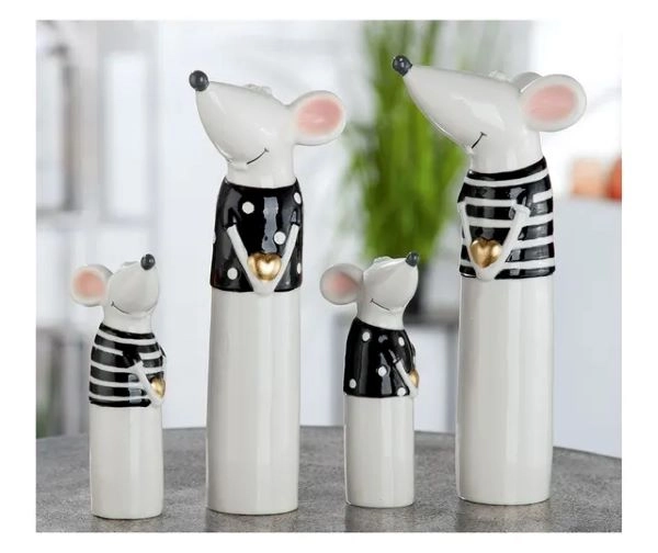 UKRASNA FIGURA MOUSE GILDE L 11CM H 25CM D 8CM 47322