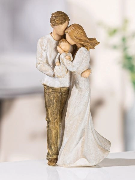 UKRASNA FIGURA FAMILY GILDE L 9CM W 12CM H 23CM 52621