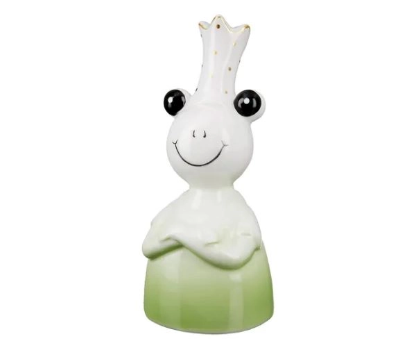UKRASNA FIGURA FROG GILDE GUSTAV L 8CM W 9CM H 18CM 52647