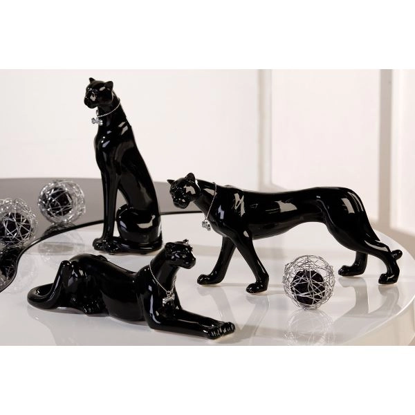 UKRASNA FIGURA LEOPARD GILDE L 7CM W 28CM H 21CM 96751