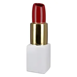 VAZA LIPSTICK GILDE RED GOLD L 6CM W 6CM H 20CM 32487