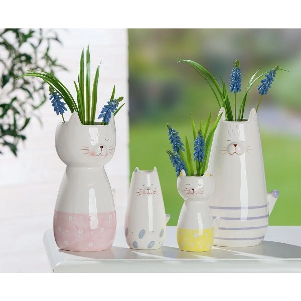 VAZA CAT GILDE L 13CM W 13CM H 24CM 51752