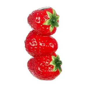 VAZA STRAWBERRY GILDE L 8CM W 11CM H 20CM D 9CM 58633