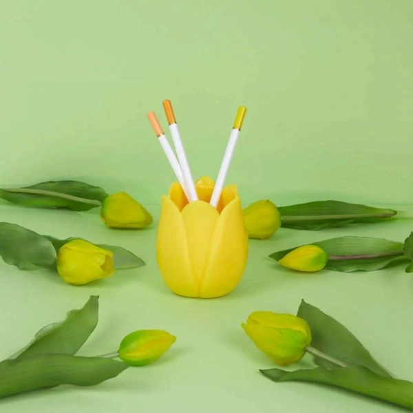 ČAŠA ZA OLOVKE BALVI TULIP YELLOW 28058