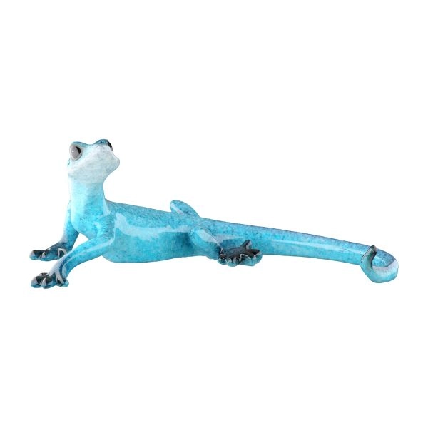 UKRASNA FIGURA GECKO GILDE W 18CM H 6CM 58727