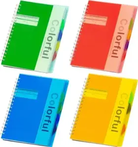 NOTES B5 GONG SPIRALA COLORFUL 20410	
