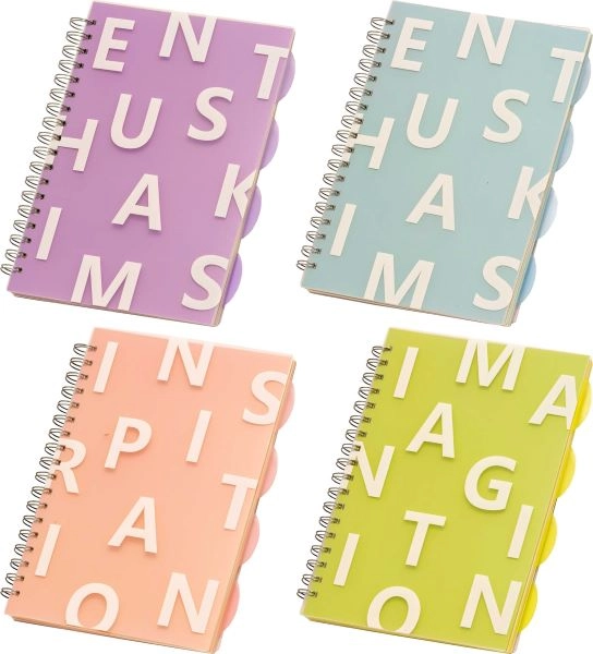 NOTES B5 GONG SPIRALA LETTERS 50890	