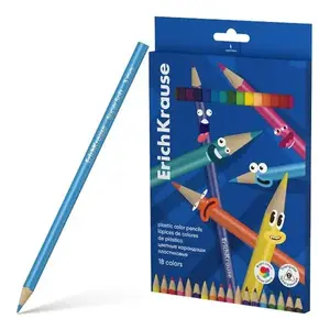 PLASTIČNE BOJICE ERICHKRAUSE FRIENDS 3MM 61805 18/1	