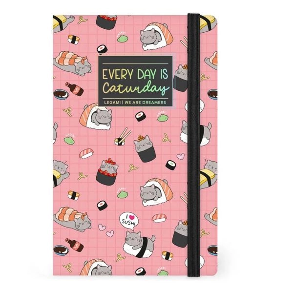ROKOVNIK LEGAMI PHOTO NOTEBOOK MEDIUM SUSHI CAT NOTP0115